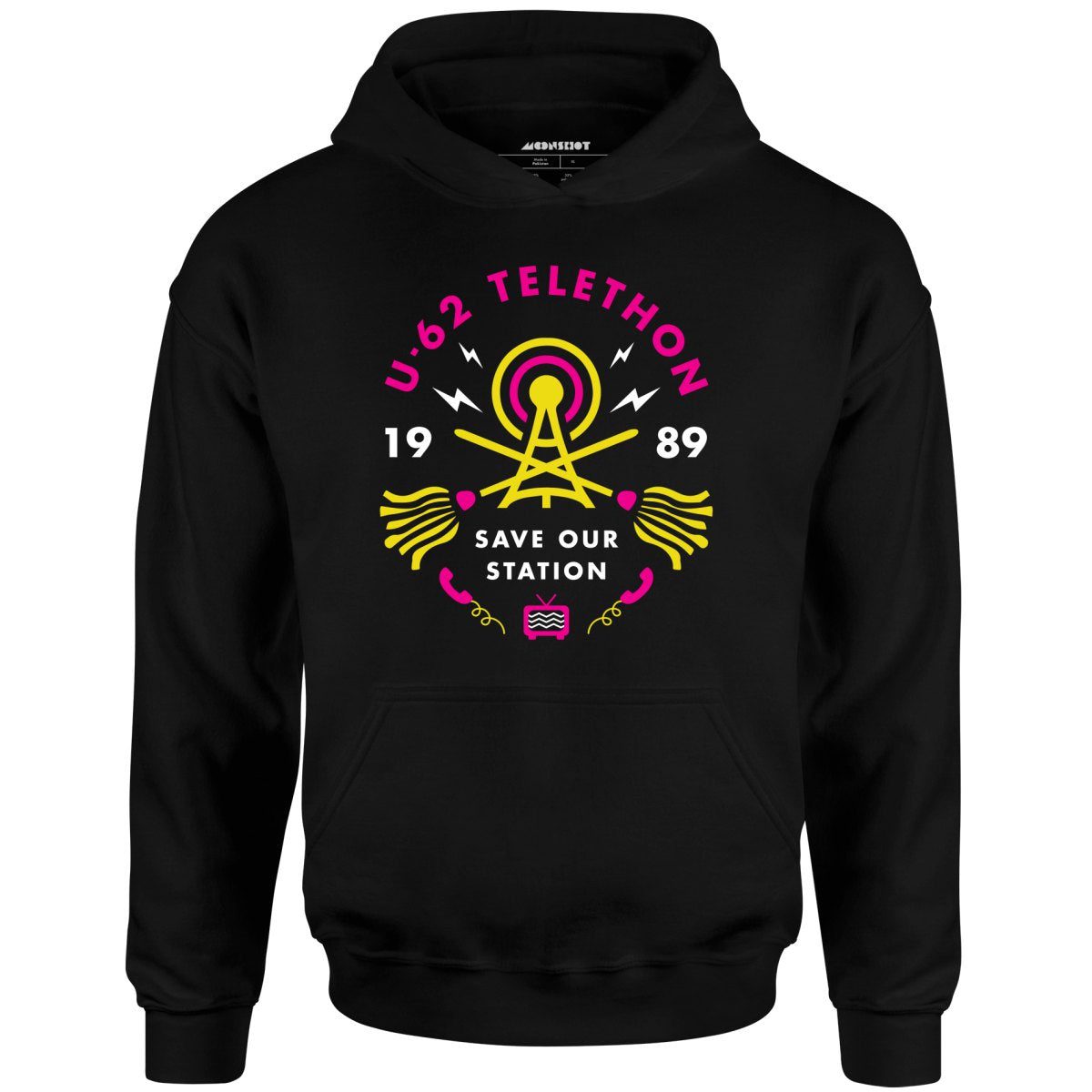 1989 Uhf U-62 Telethon – Unisex Hoodie