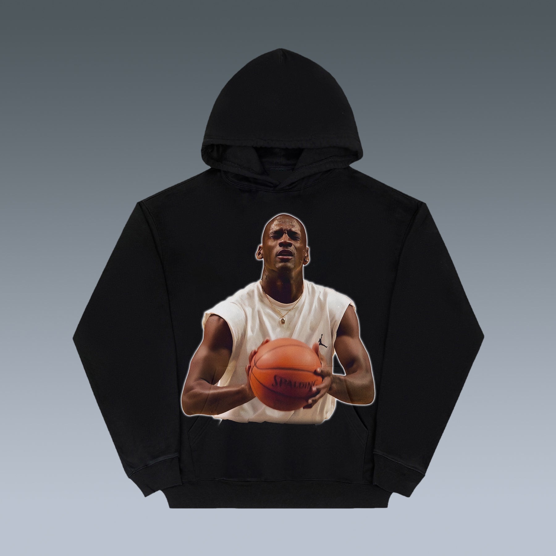 Michael Jordan Eyes Closed Free Throws Unisex Hoodie