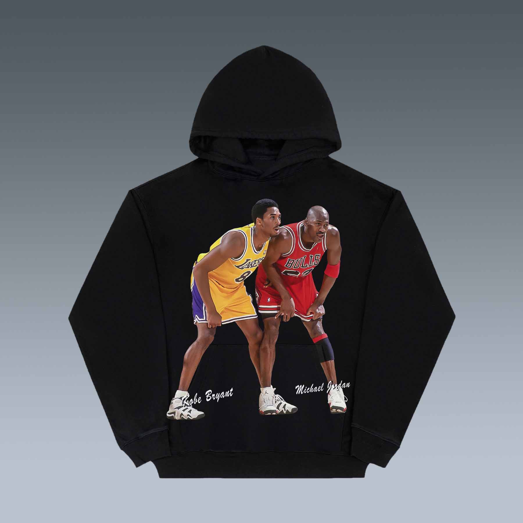 Kobe Vs Michael Jordan Unisex Hoodie