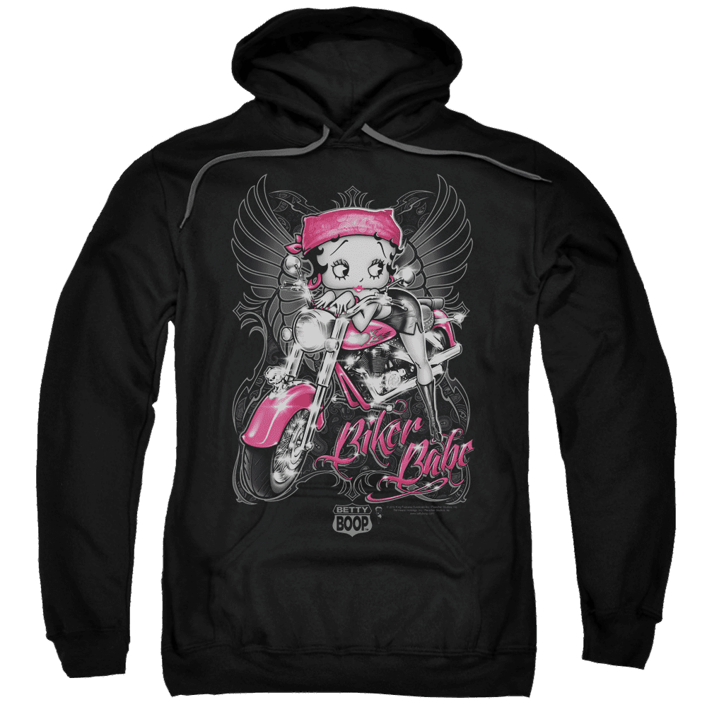 Betty Boop Biker Babe – Pullover Hoodie