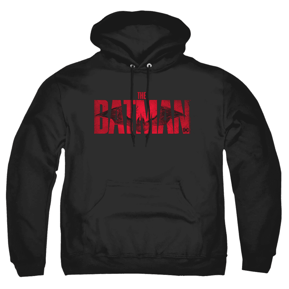 The Batman (2022) Crimson Drawn Bat Logo – Pullover Hoodie