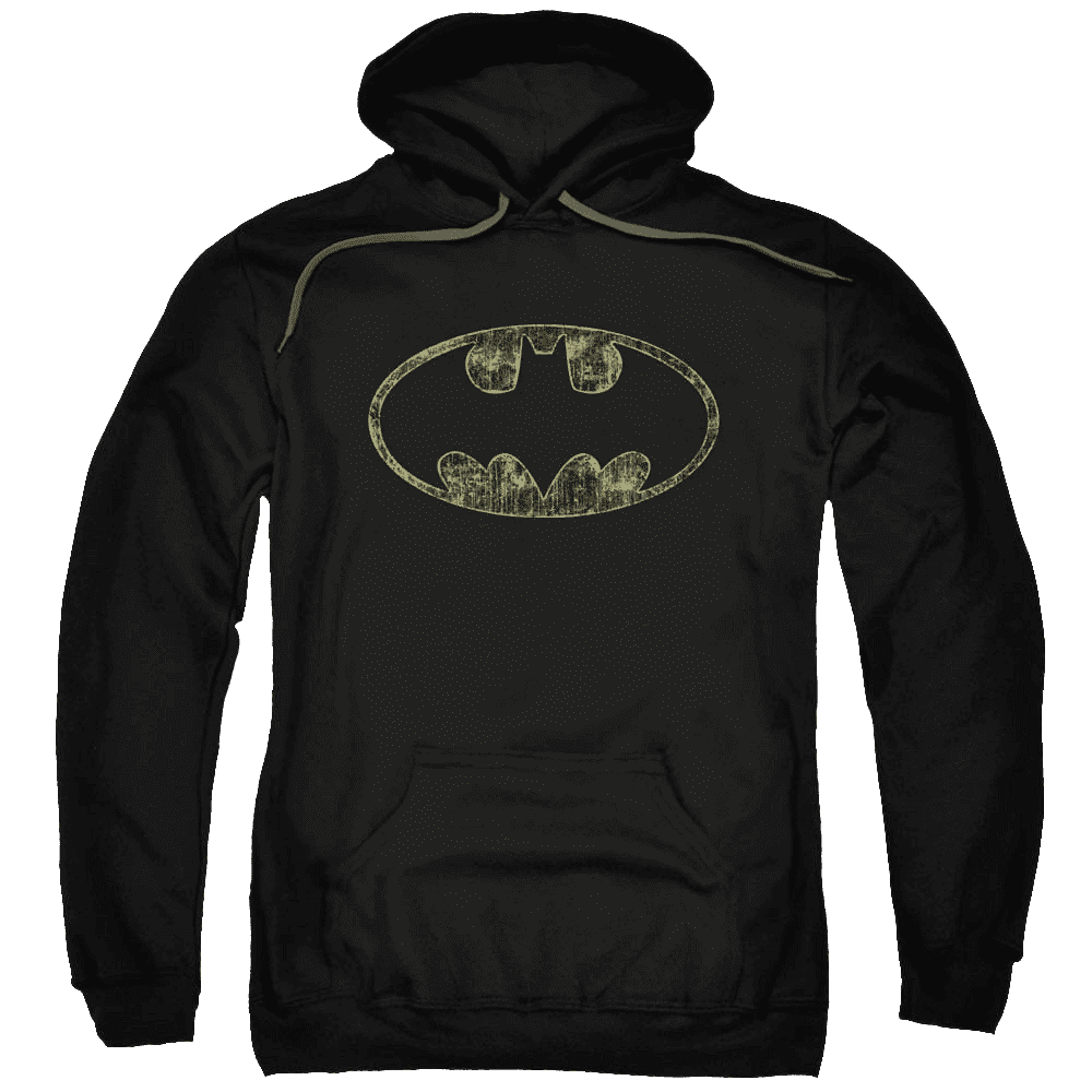 Batman Tattered Logo – Pullover Hoodie