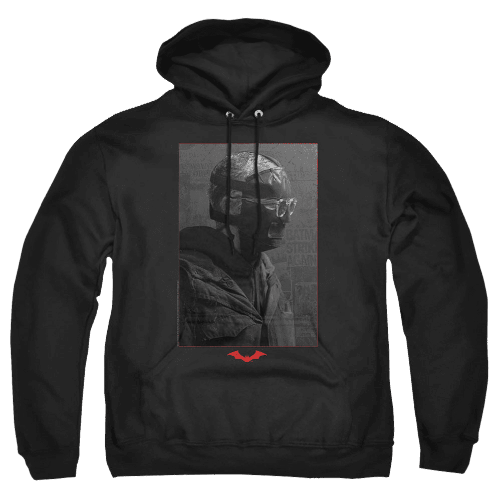 The Batman (2022) Riddler Worn Portrait – Pullover Hoodie