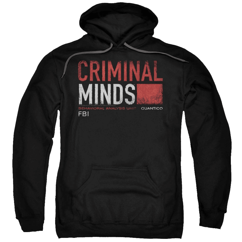 Criminal Minds Title Card – Pullover Hoodie