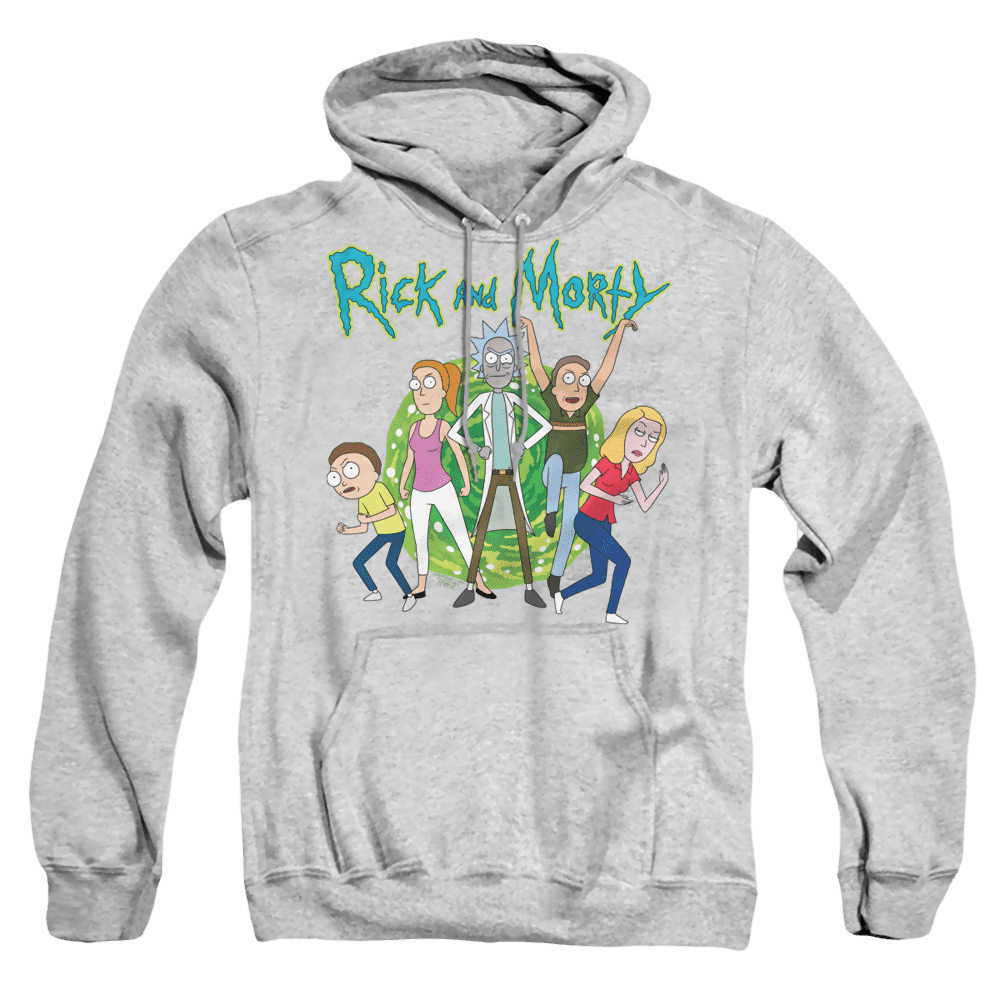 Rick And Morty Family Fights Together – Pullover Hoodie