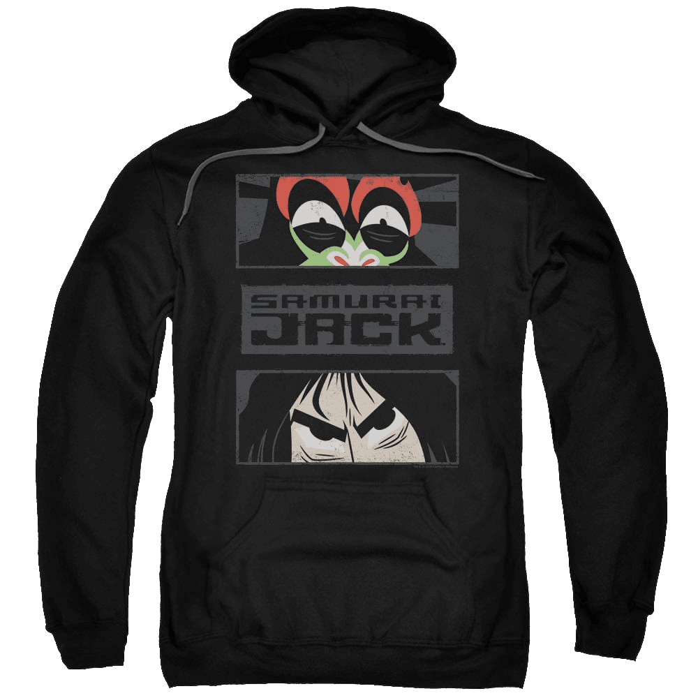 Samurai Jack Stare Down – Pullover Hoodie