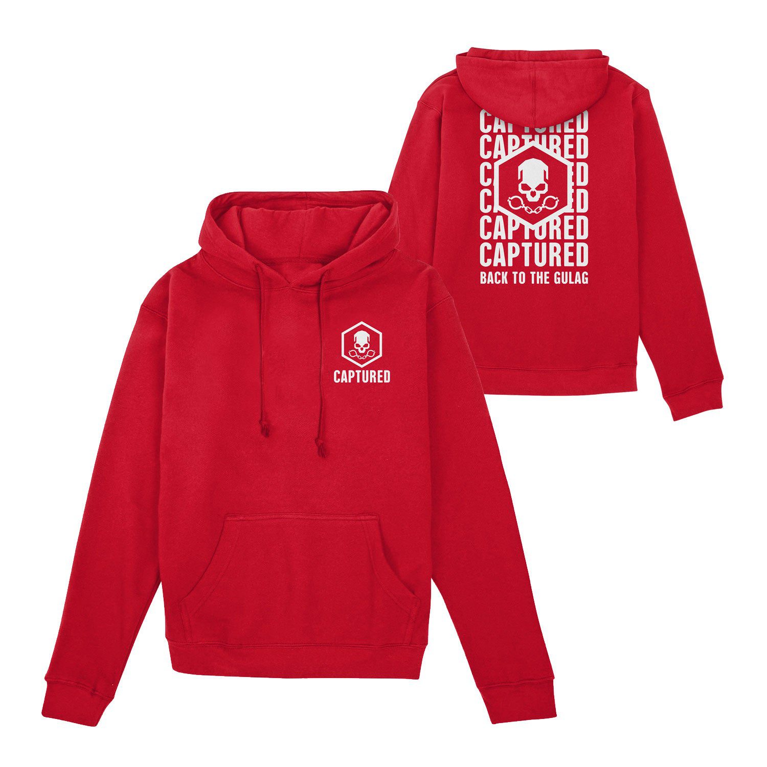 Call Of Duty: Warzone Captured Red Unisex Hoodie