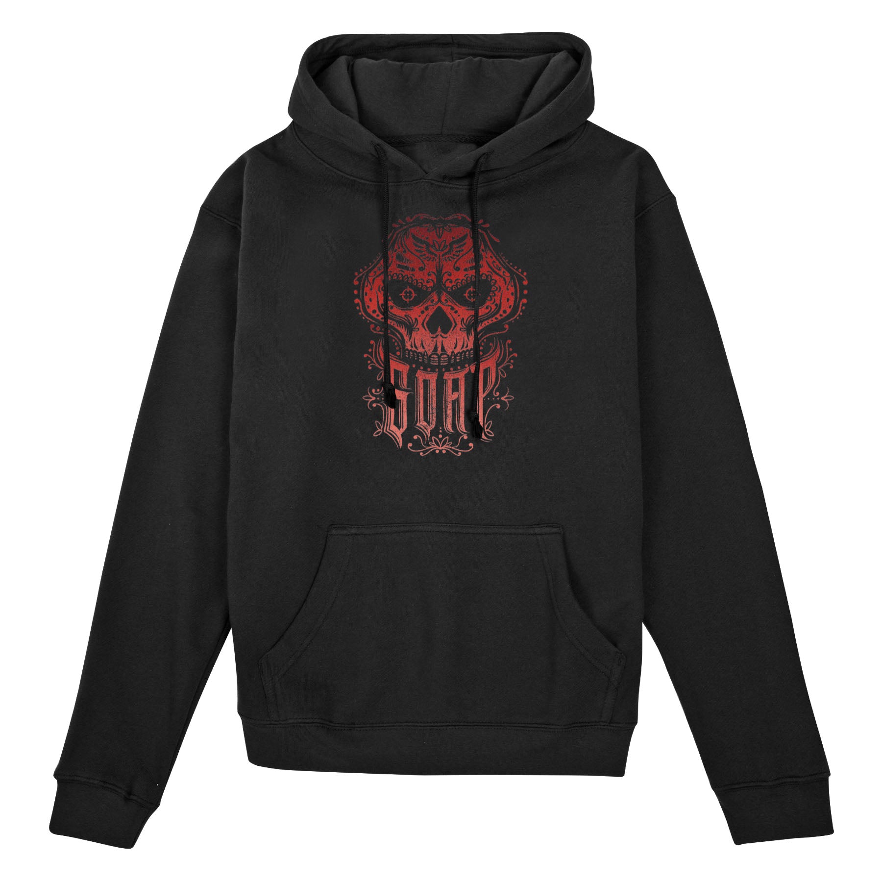 Call Of Duty Soap Skull Mask Black Unisex Hoodie