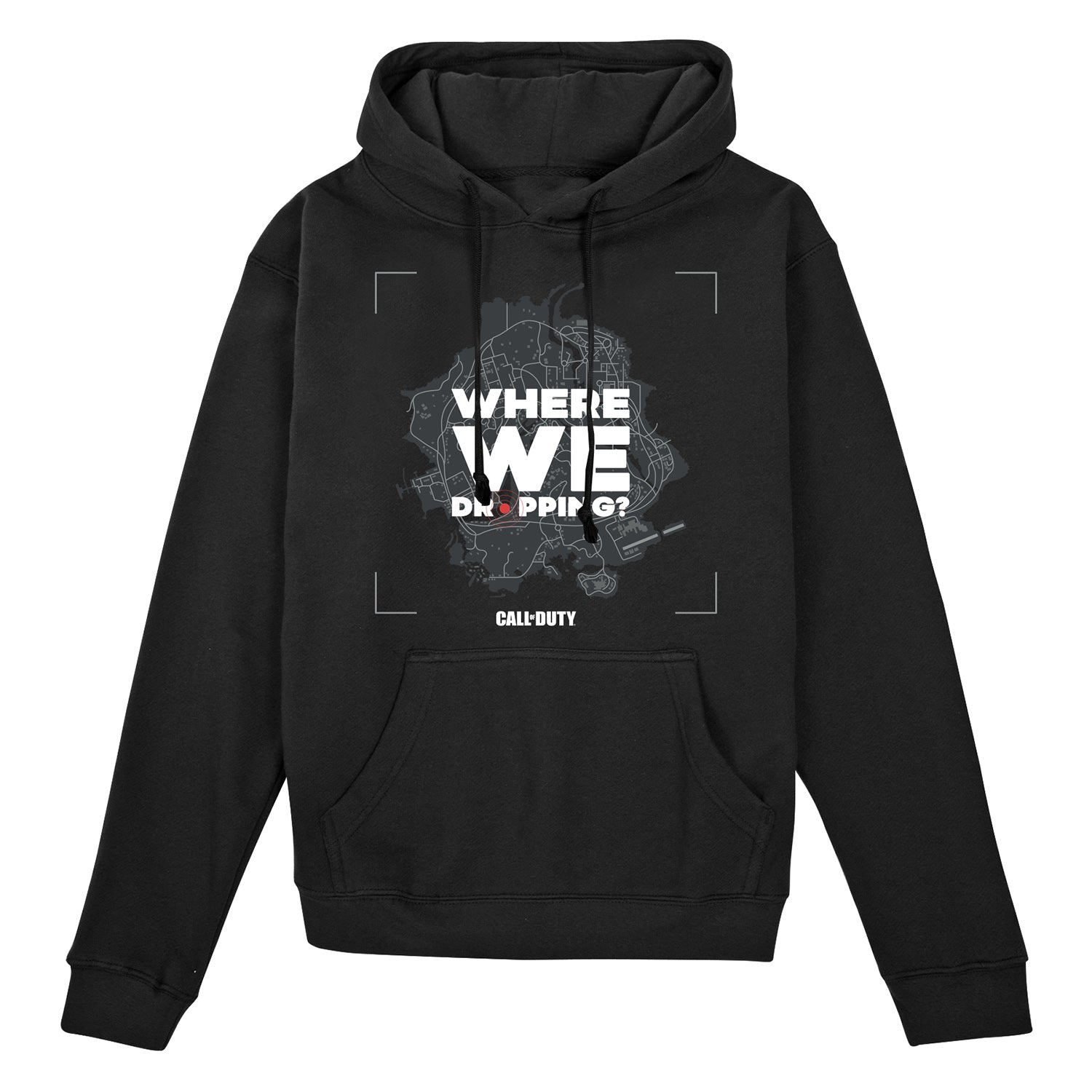 Call Of Duty Where We Dropping Black Unisex Hoodie