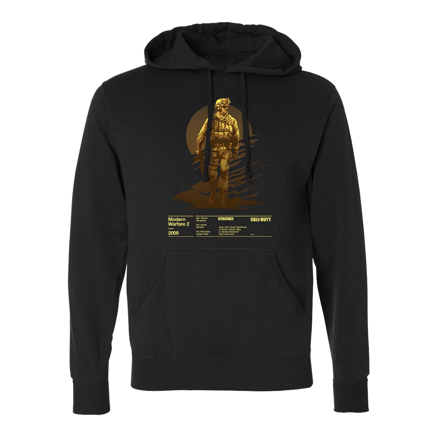 Call Of Duty: Modern Warfare Ii (2009) Black Unisex Hoodie