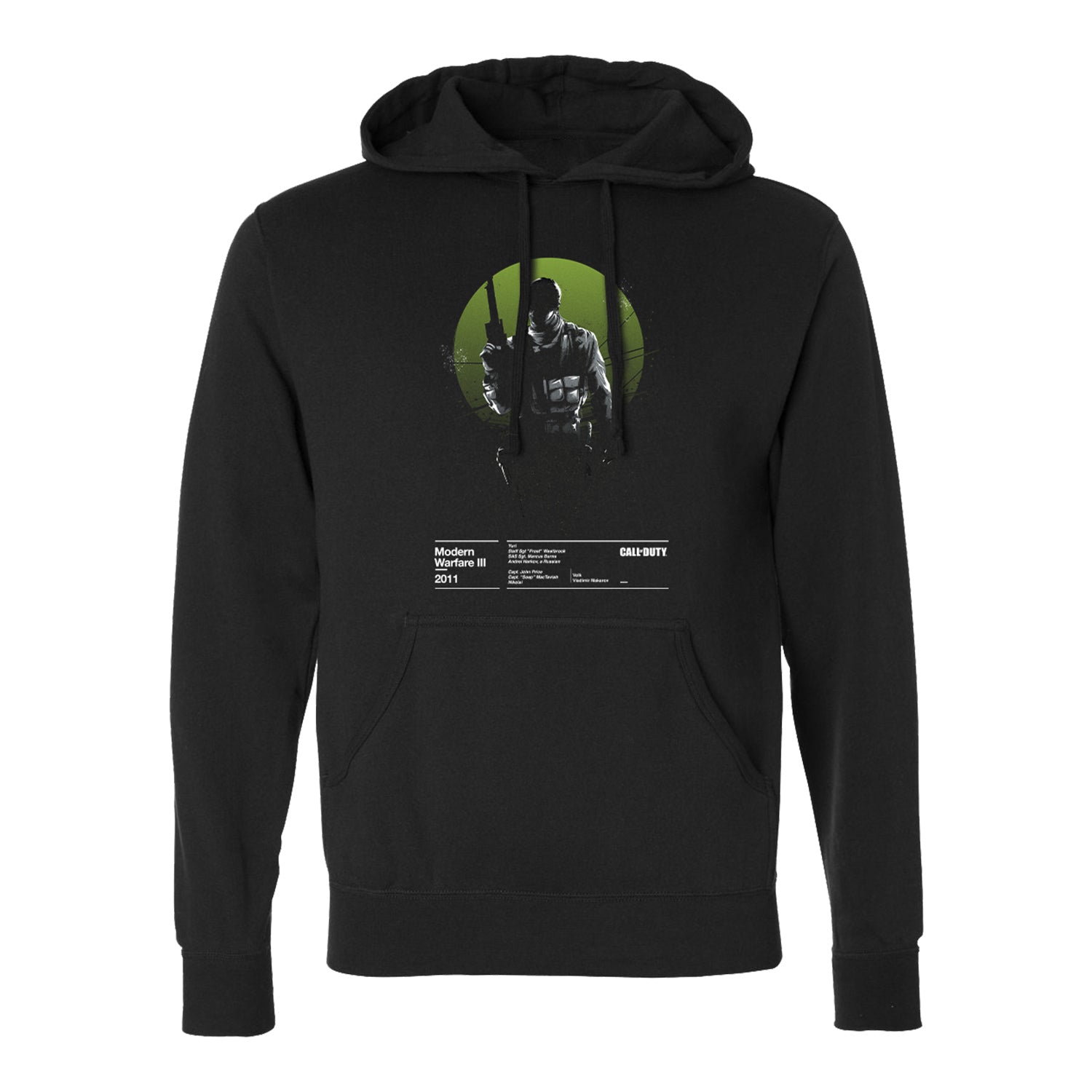 Call Of Duty: Modern Warfare Iii (2011) Black Unisex Hoodie