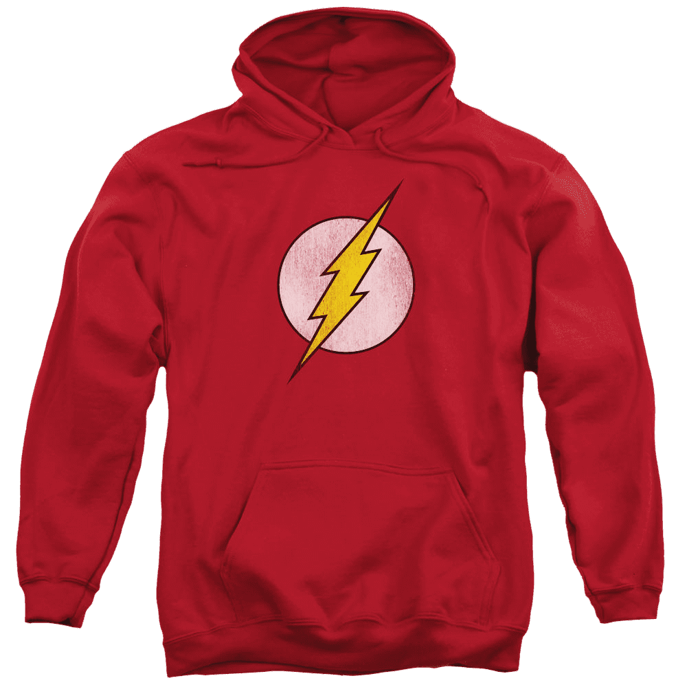 Flash, The Flash Logo Distressed – Pullover Hoodie