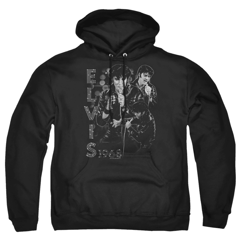 Elvis Presley Leathered – Pullover Hoodie