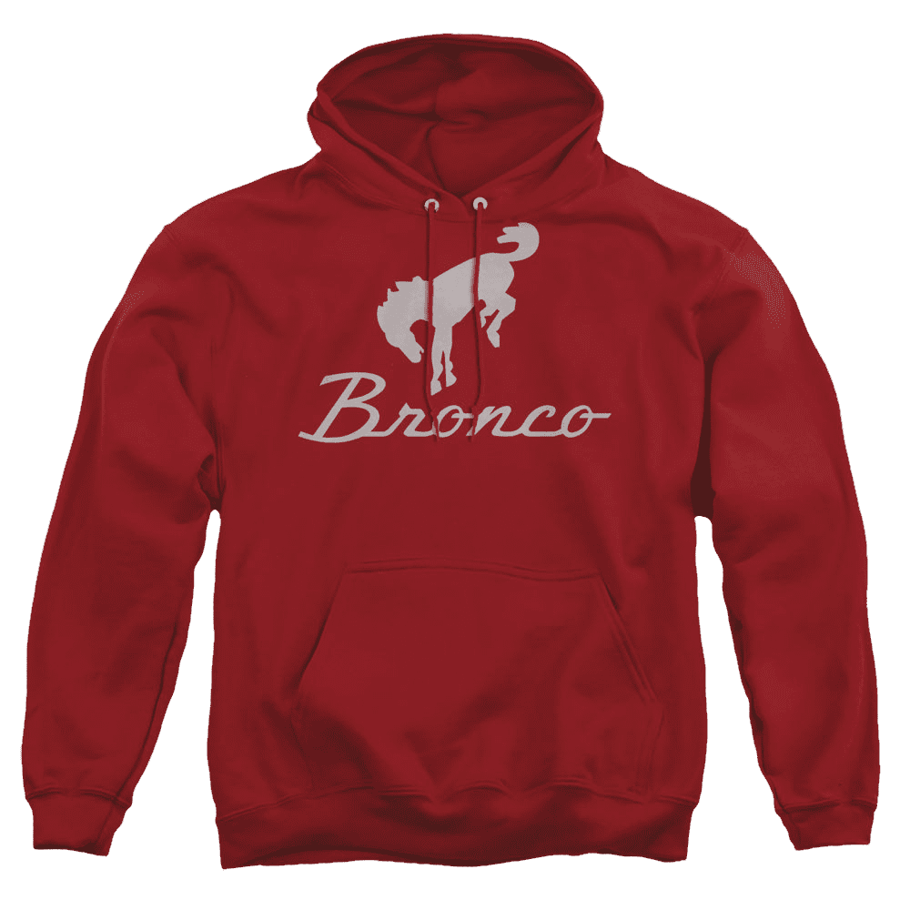 Ford Chrome Bronco Logo – Pullover Hoodie