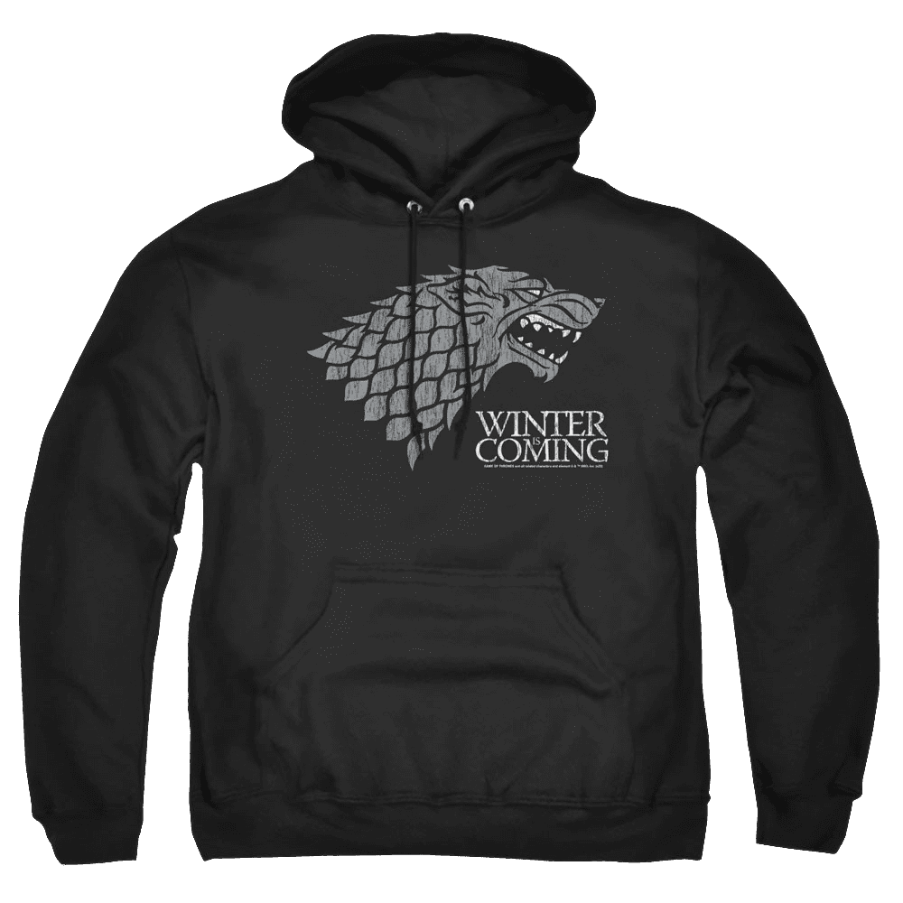 Game Of Thrones Startk Winter Is Coming On Black – Pullover Hoodie