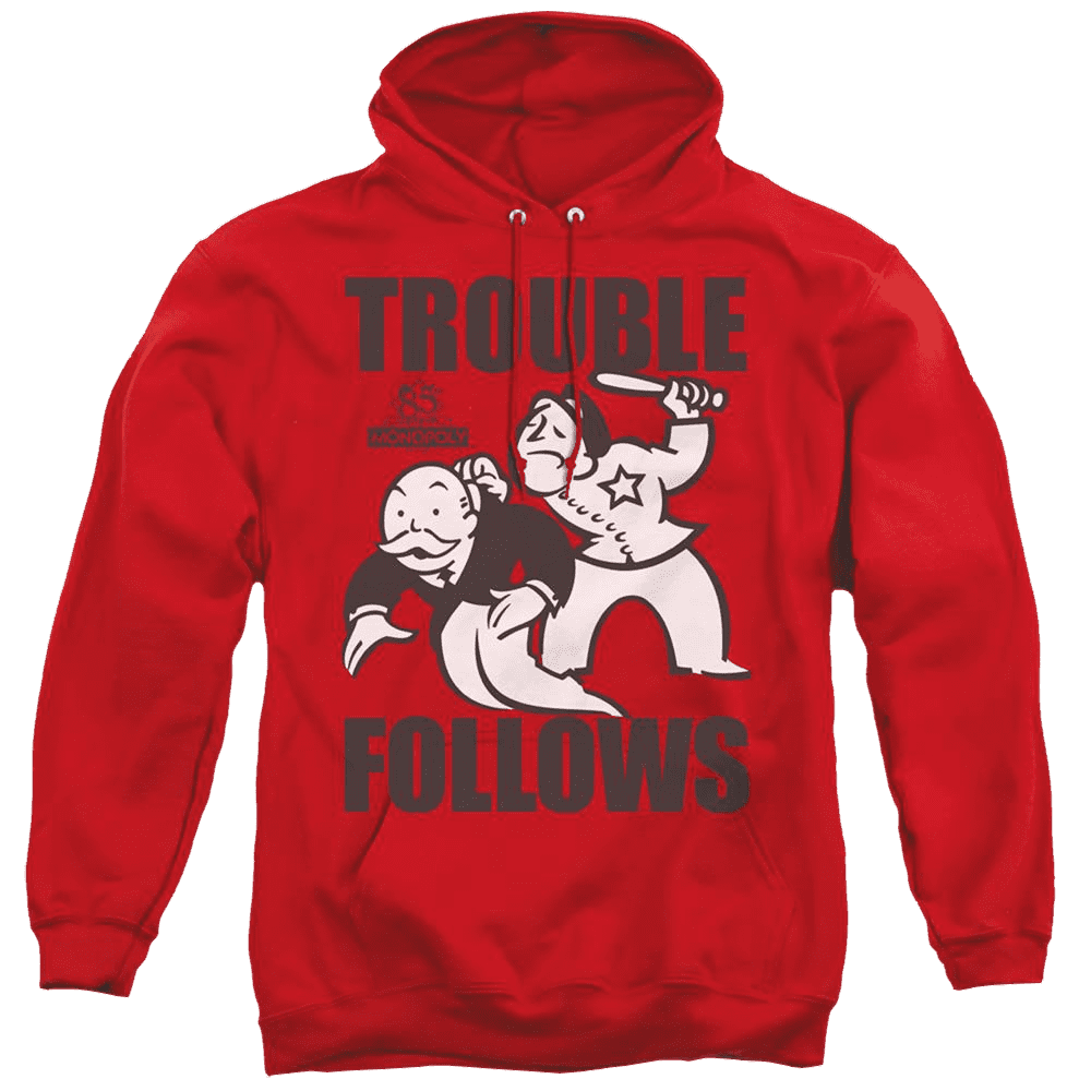 Monopoly Trouble Follows – Pullover Hoodie