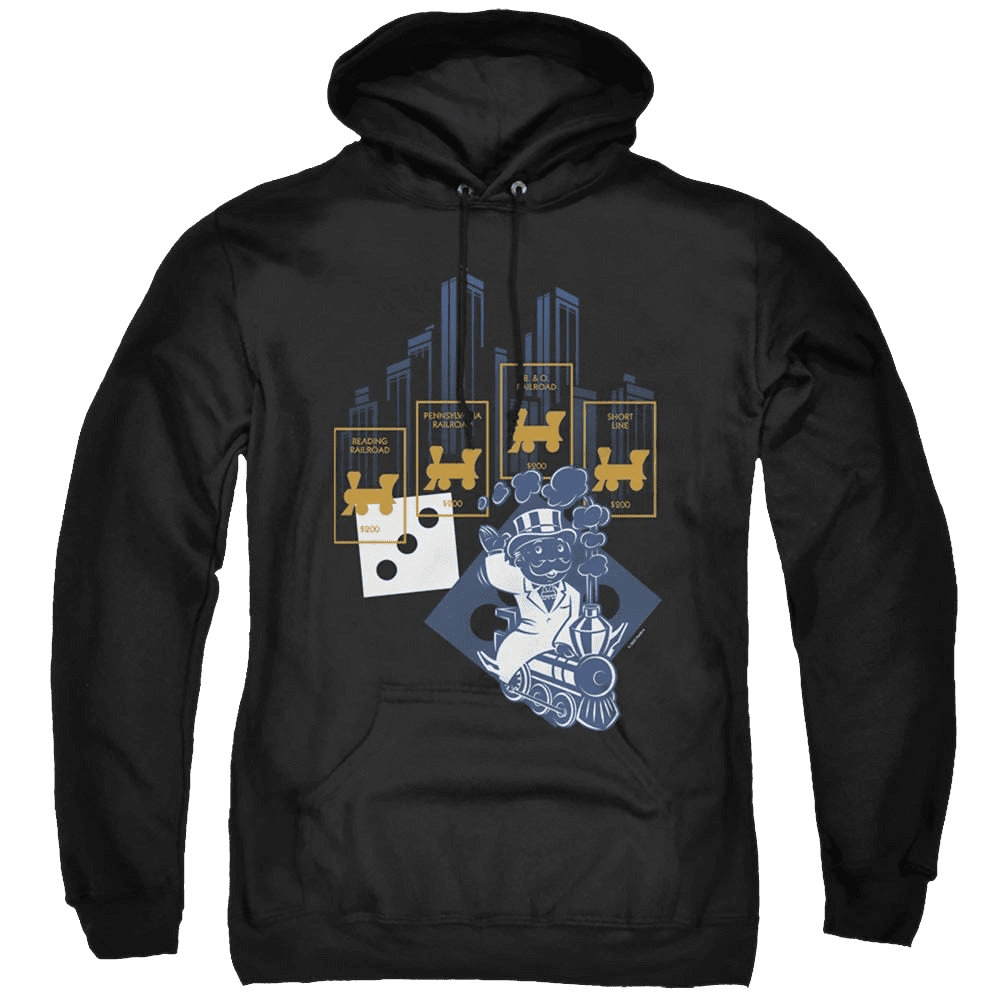 Monopoly The True Railroad Tycoon No Logo – Pullover Hoodie