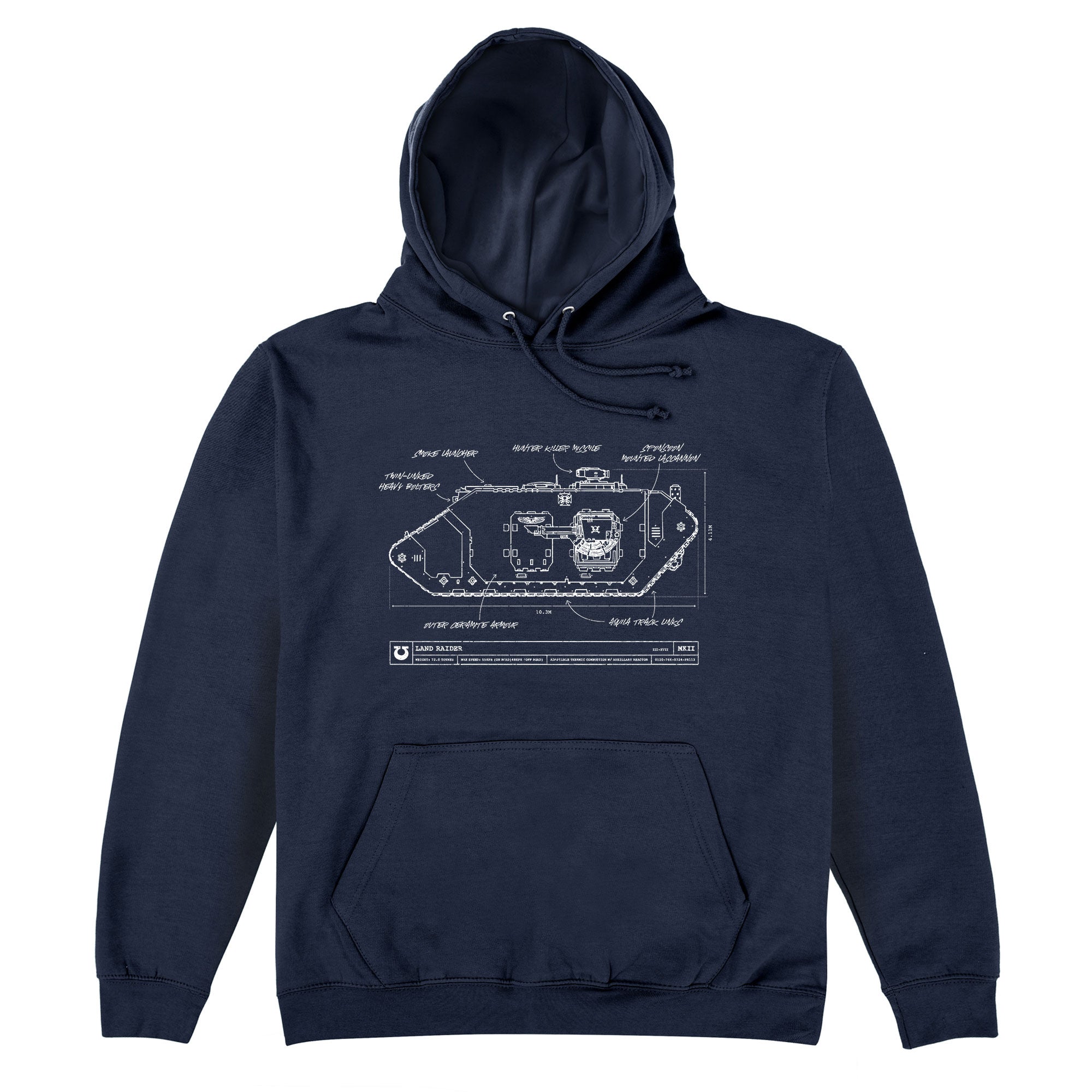 Ultramarines Land Raider Unisex Hoodie