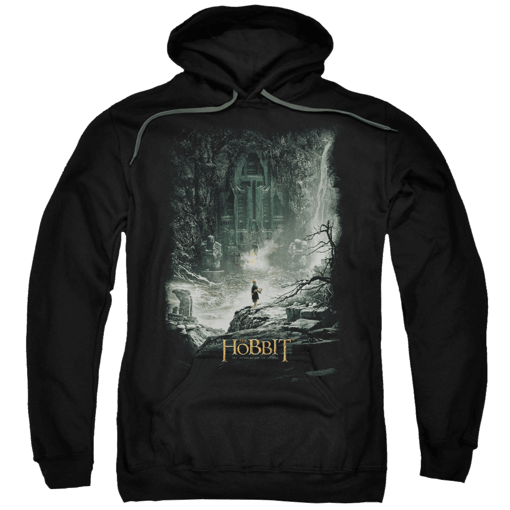 Hobbit Movie Trilogy, The At Smaugs Door – Pullover Hoodie