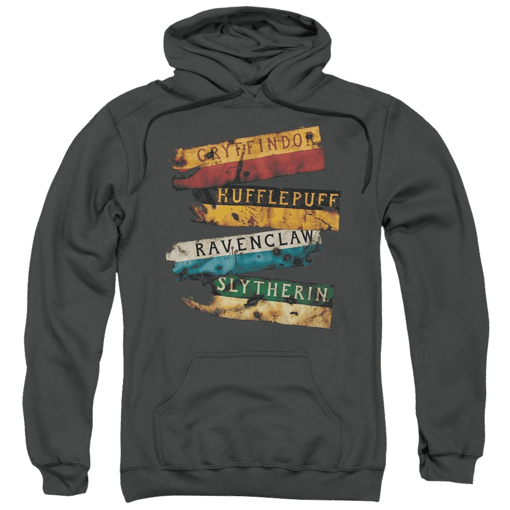 Harry Potter Burnt Banners Pullover Hoodie