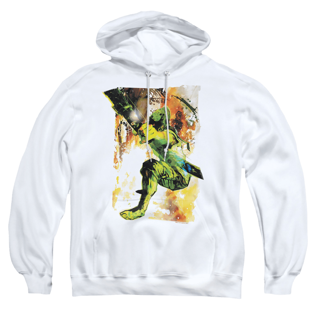 Green Arrow Painted Archer – Pullover Hoodie