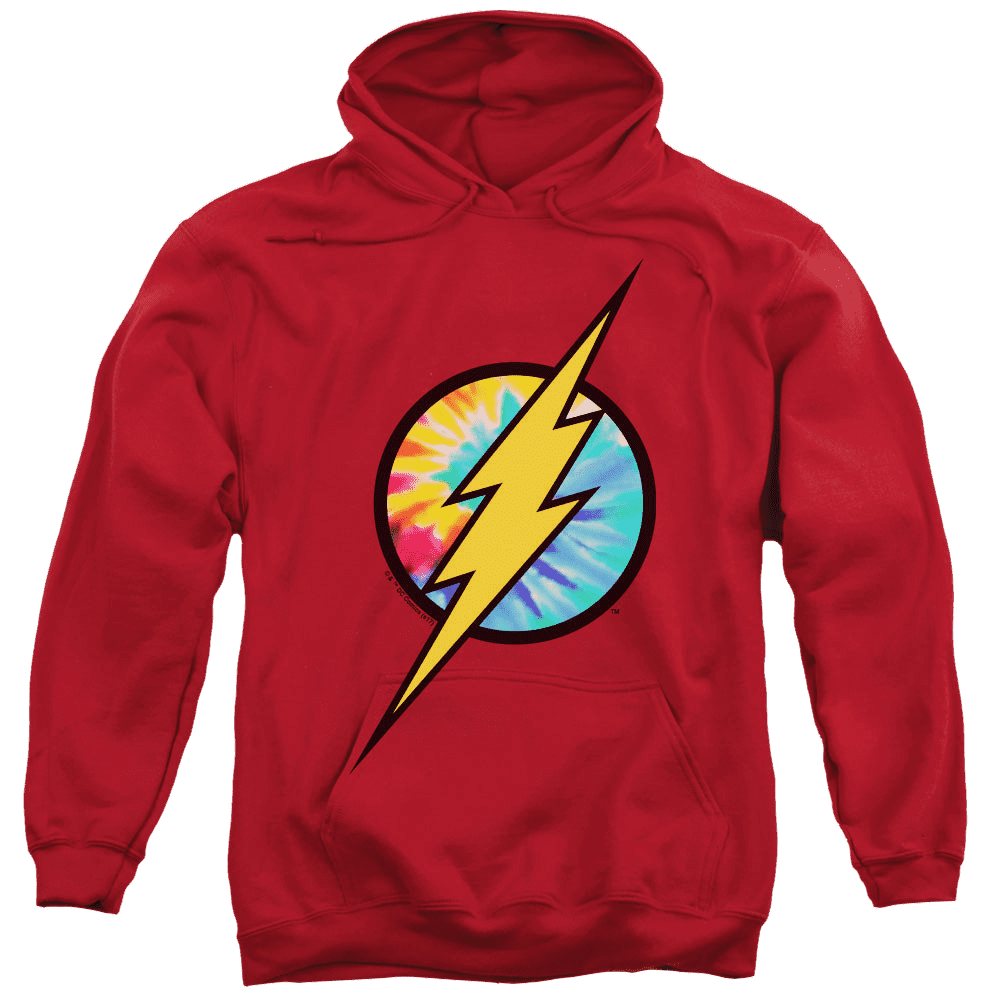 Flash, The Tie Dye Flash Logo – Pullover Hoodie