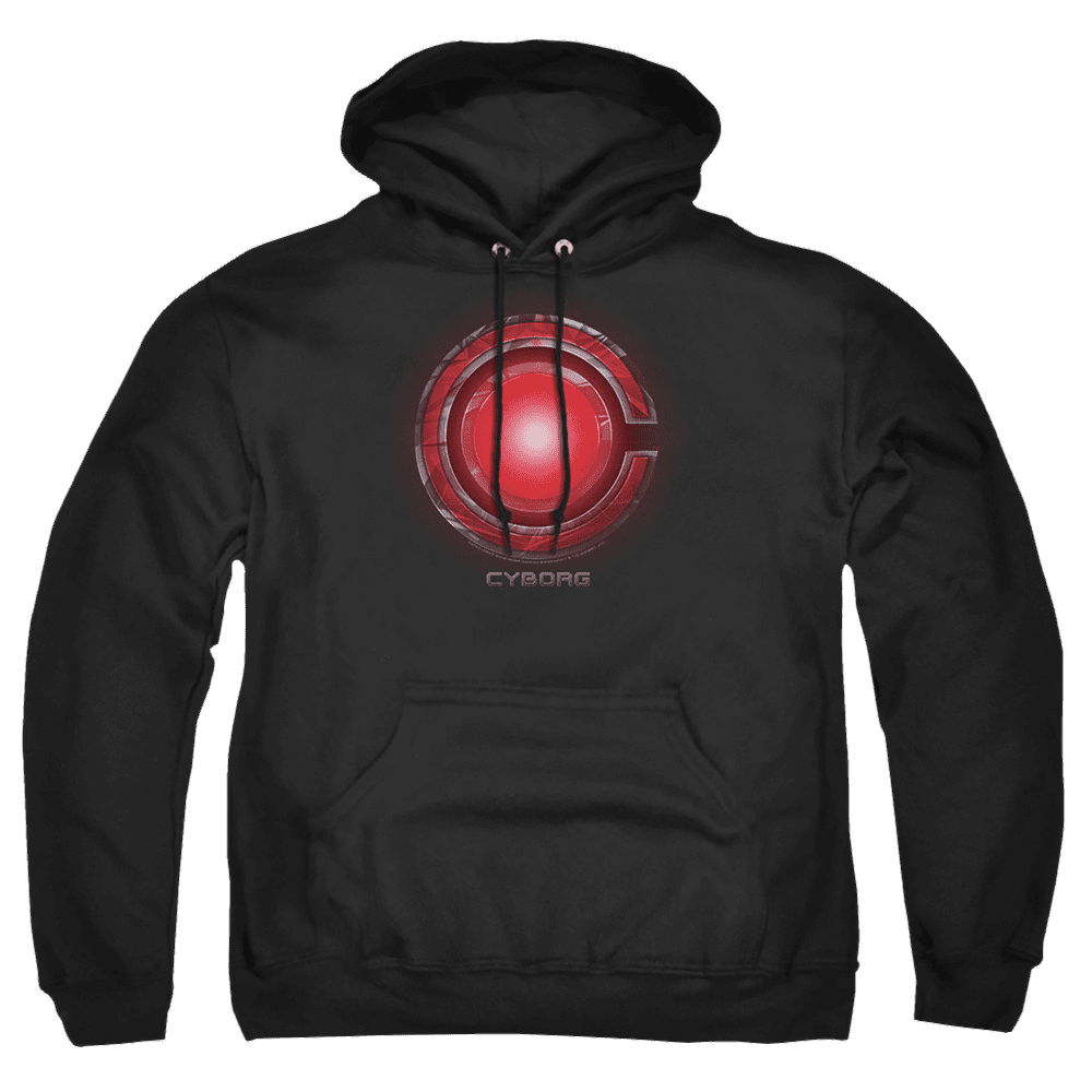 Justice League Cyborg Logo Pullover Hoodie