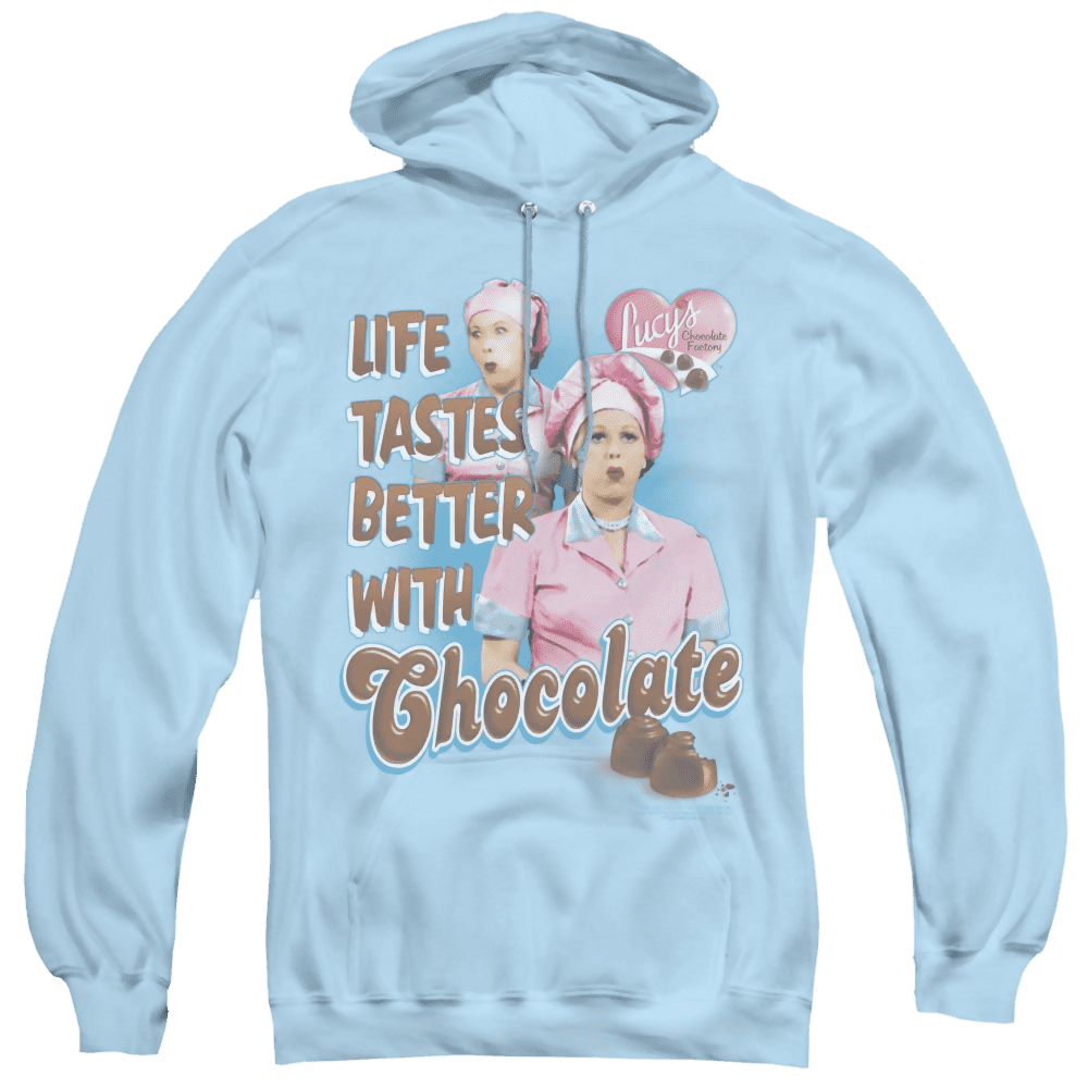 I Love Lucy Better With Chocolate – Pullover Hoodie