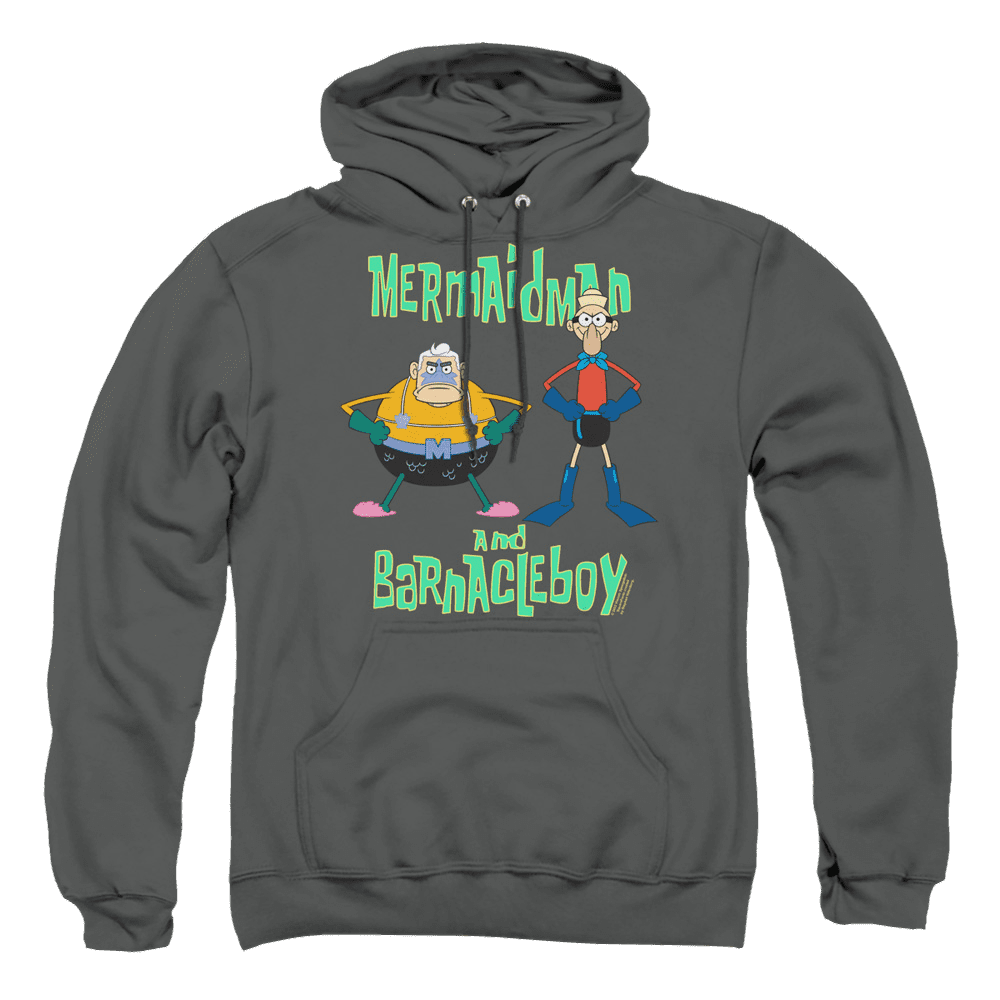 Spongebob Squarepants Mermaid Man And Barnacle Boy – Pullover Hoodie