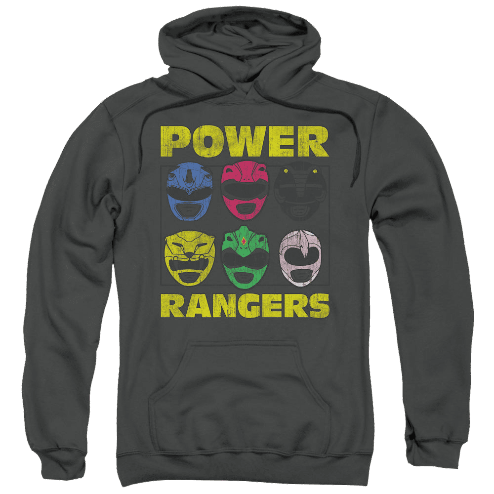 Mighty Morphin Power Rangers Ranger Heads – Pullover Hoodie