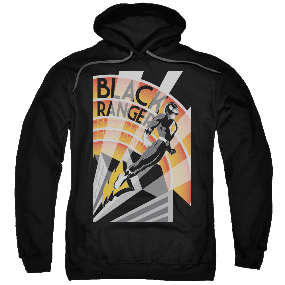 Mighty Morphin Power Rangers Black Ranger Deco – Pullover Hoodie