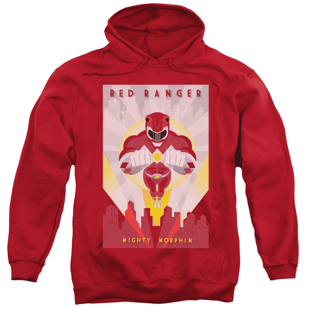 Mighty Morphin Power Rangers Red Deco – Pullover Hoodie