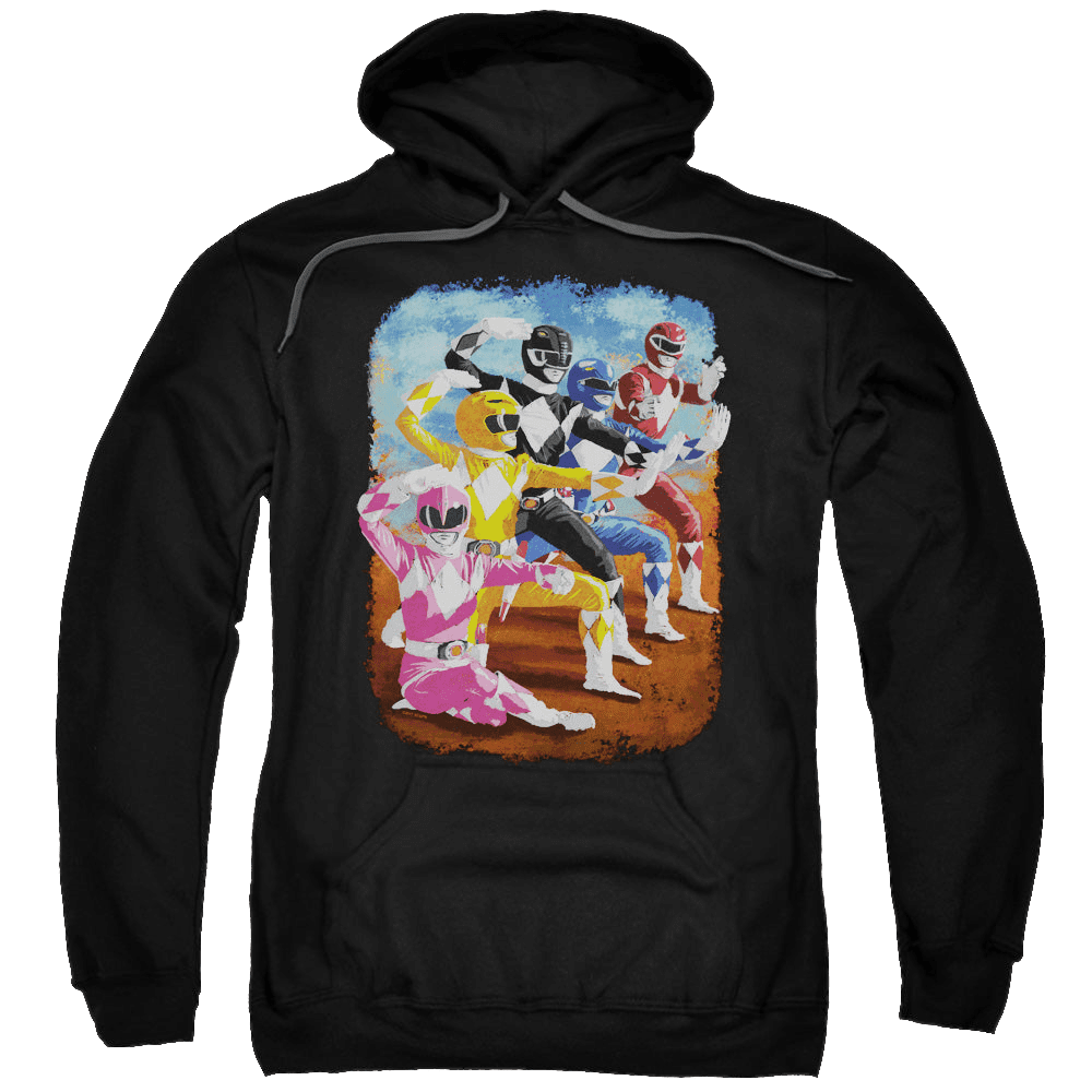 Mighty Morphin Power Rangers Impressionist Rangers – Pullover Hoodie