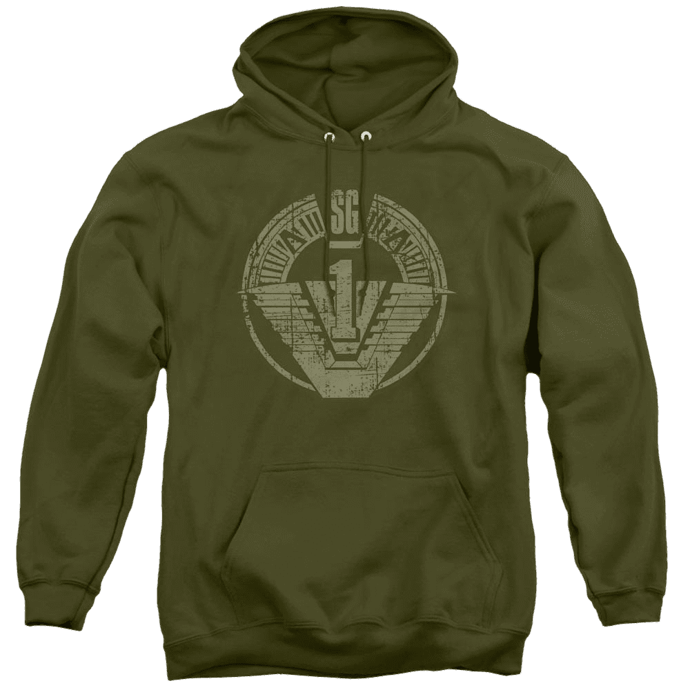 Stargate Sg-1 Sg1 Distressed – Pullover Hoodie