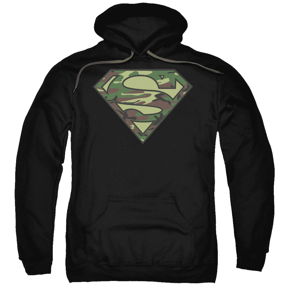 Superman Camo Logo – Pullover Hoodie