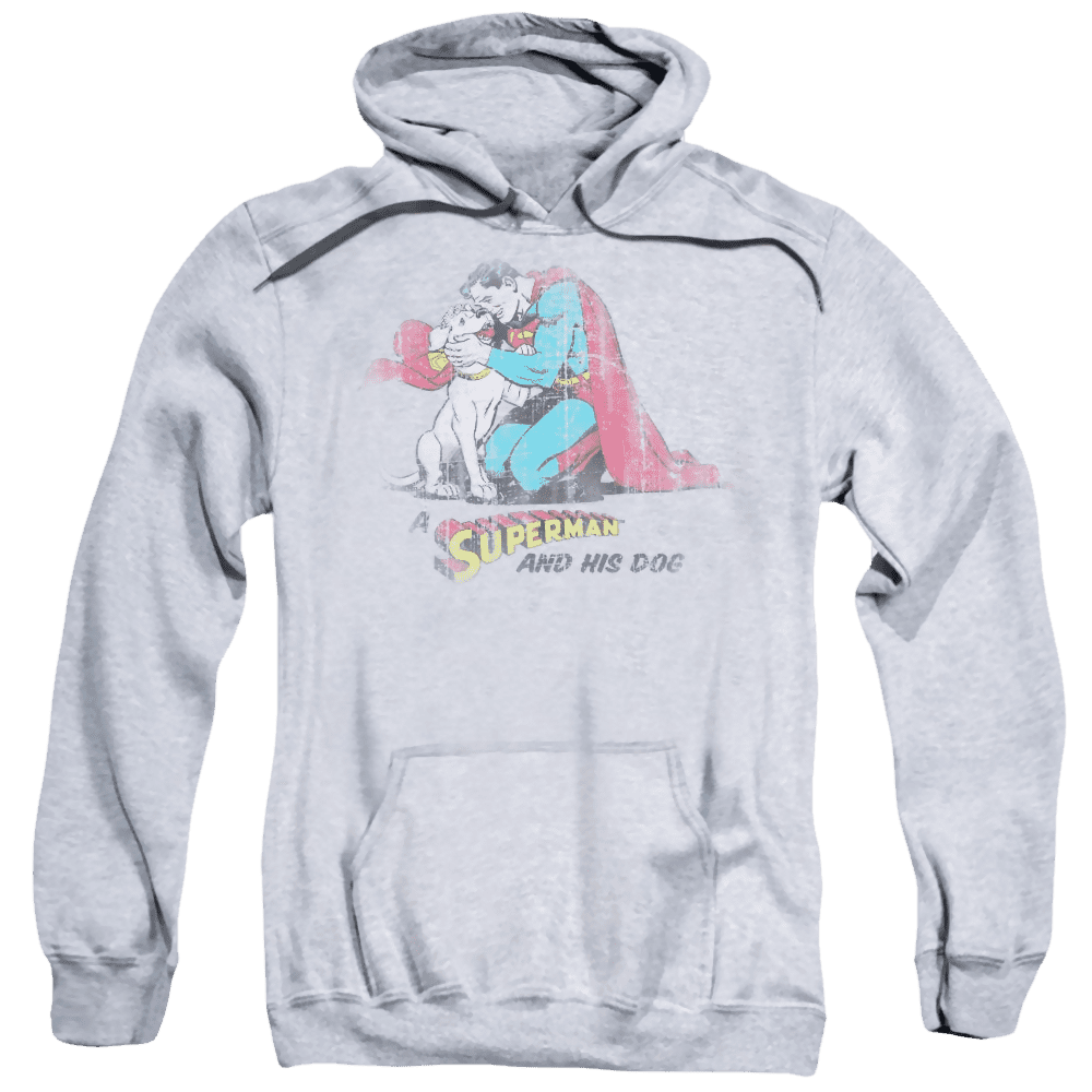 Superman And His Dog – Pullover Hoodie