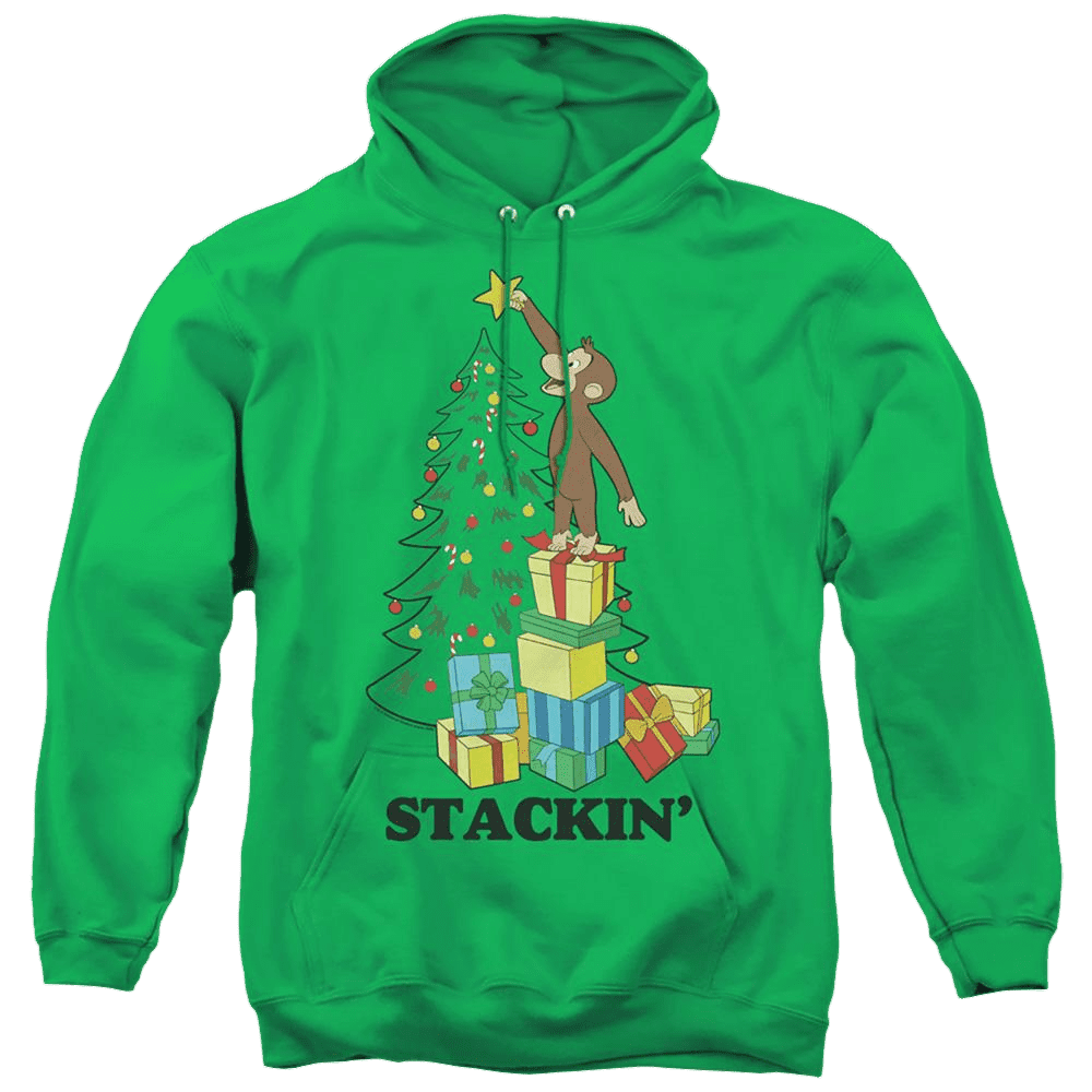 Curious George Stackin – Pullover Hoodie