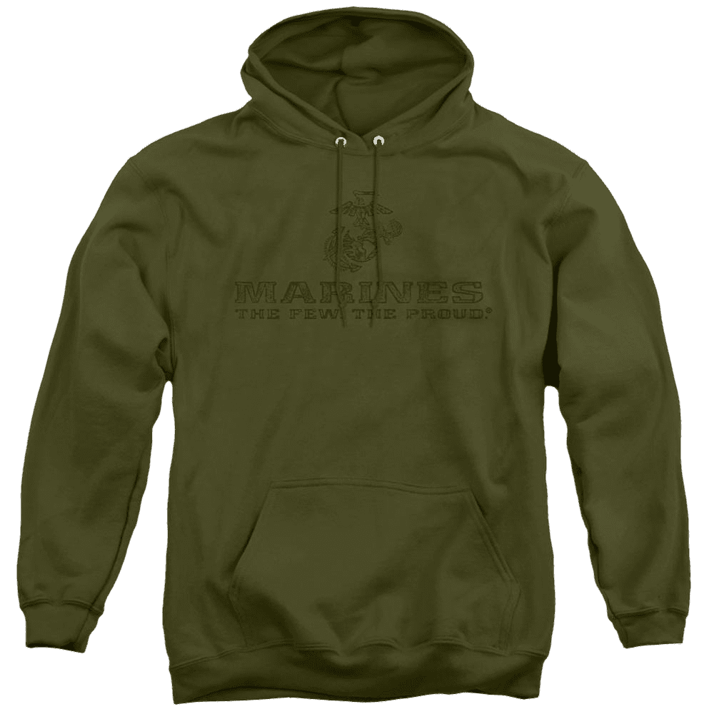 U.S. Marine Corps. Distressed Logo – Pullover Hoodie