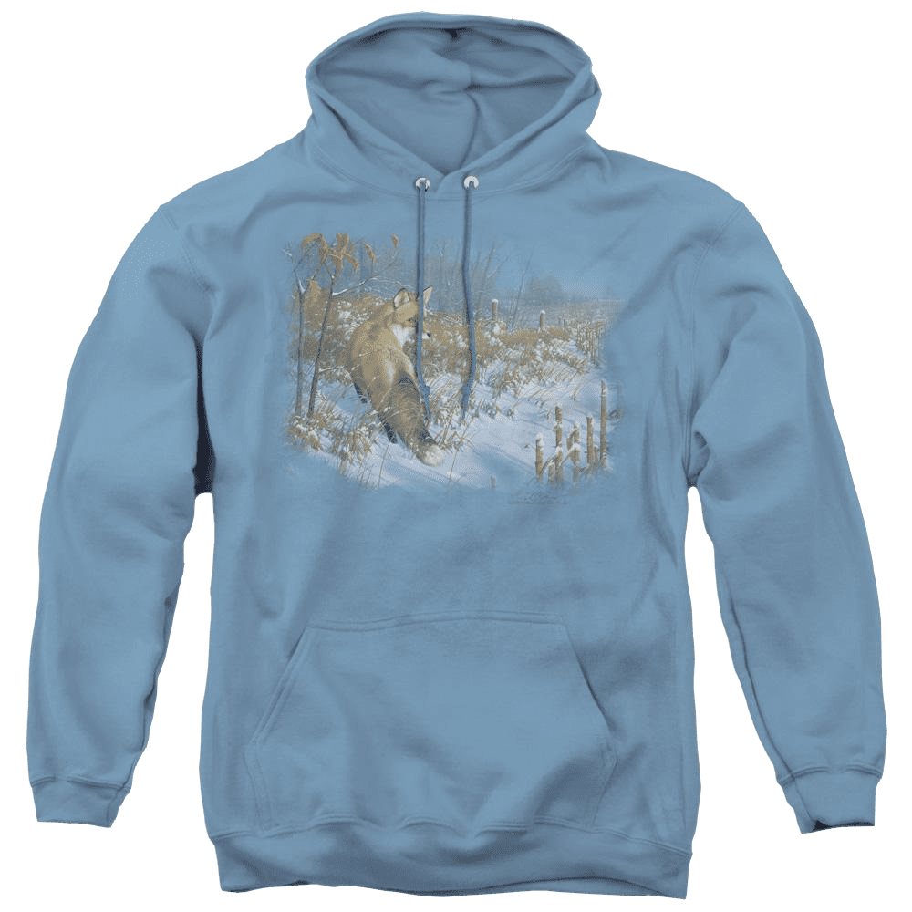 Wild Wings Winter Red Fox – Pullover Hoodie