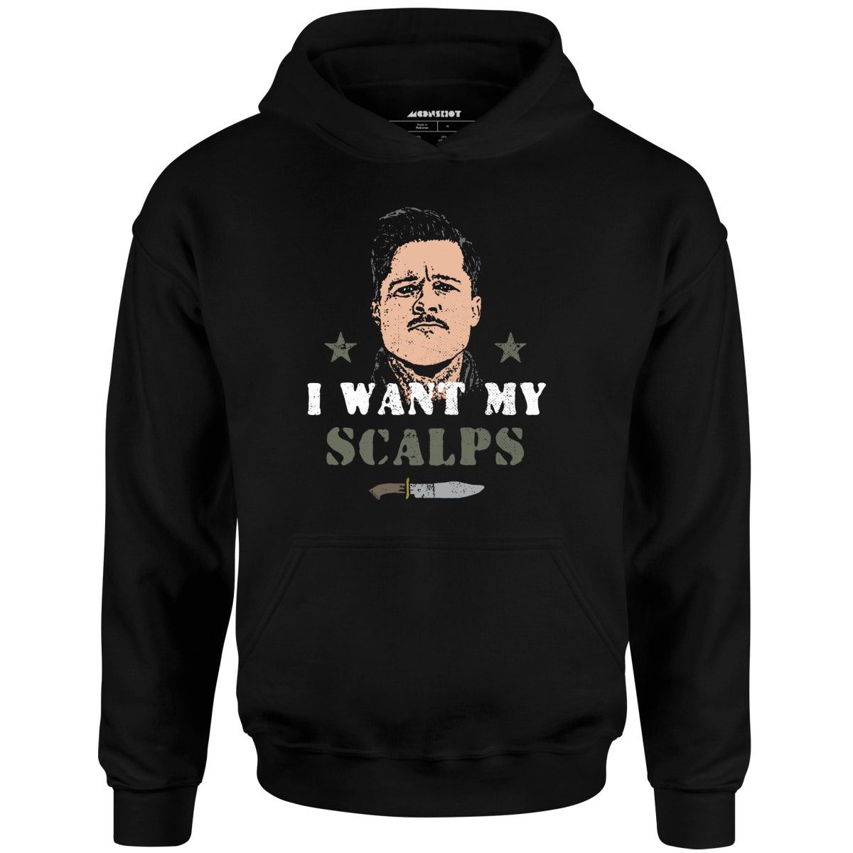 Aldo Raine – I Want My Scalps – Unisex Hoodie