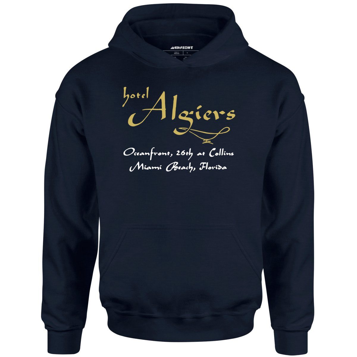 Algiers Hotel – Miami Beach, Fl – Vintage Hotel – Unisex Hoodie