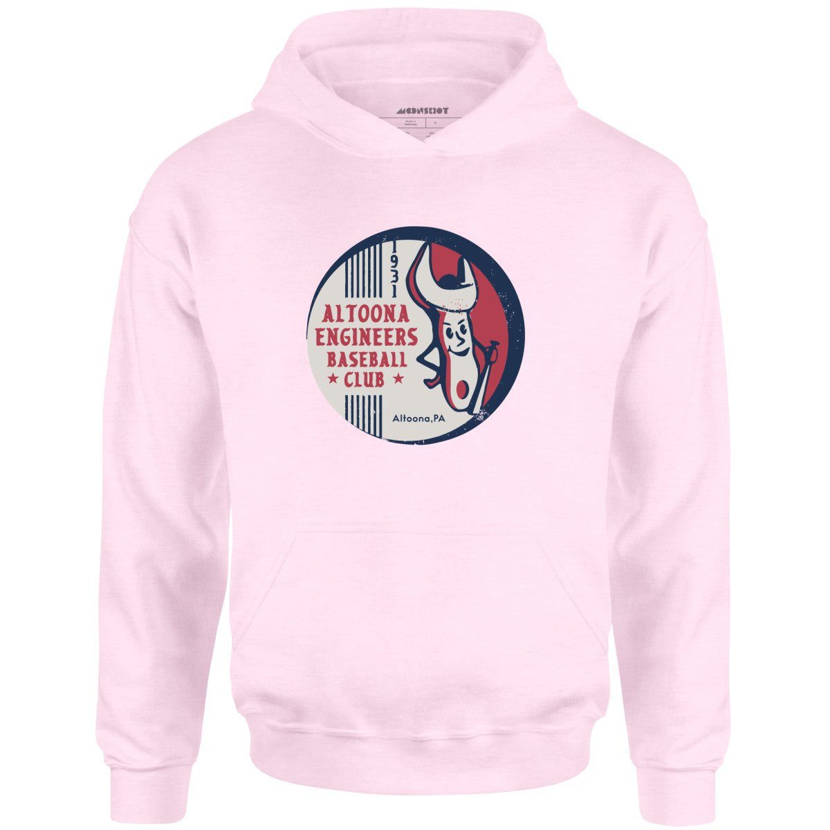 Altoona Engineers – Pennsylvania – Vintage Defunct Baseball Teams – Unisex Hoodie