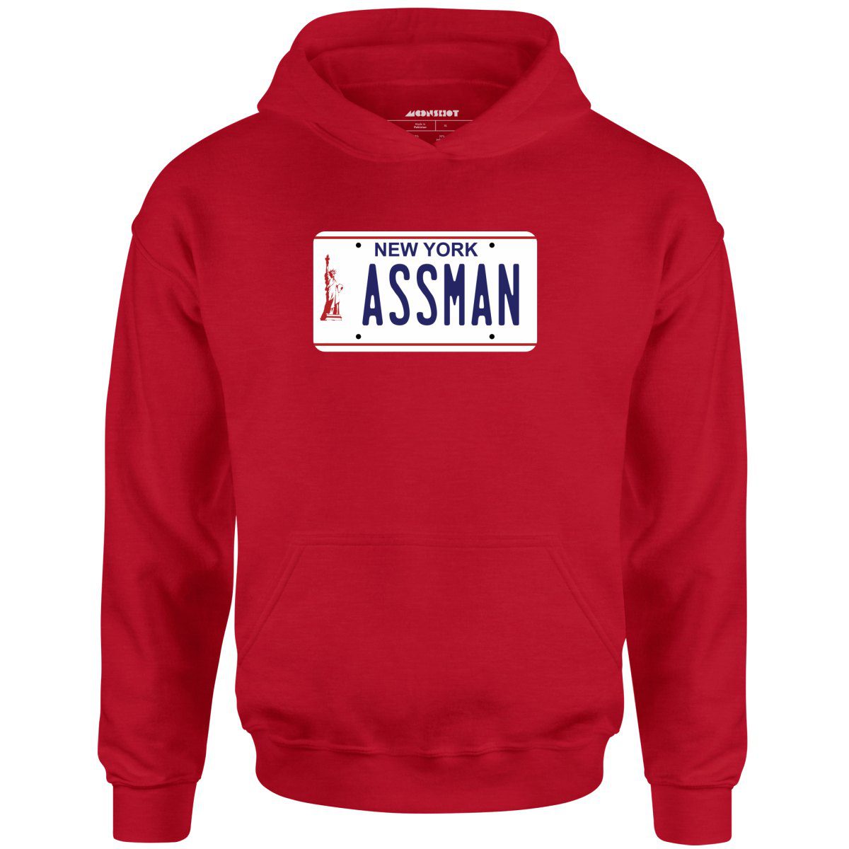 Assman New York License Plate – Unisex Hoodie