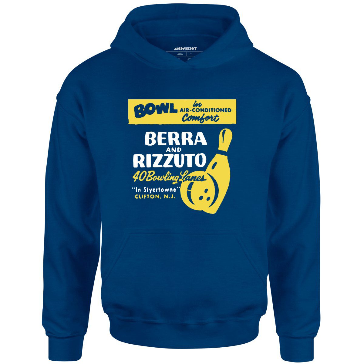 Berra And Rizzuto – Clifton, Nj – Vintage Bowling Alley – Unisex Hoodie