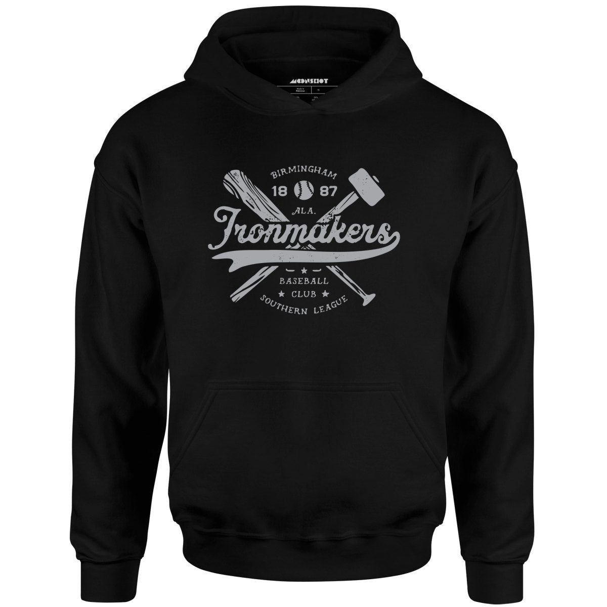 Birmingham Ironmakers – Alabama – Vintage Defunct Baseball Teams – Unisex Hoodie