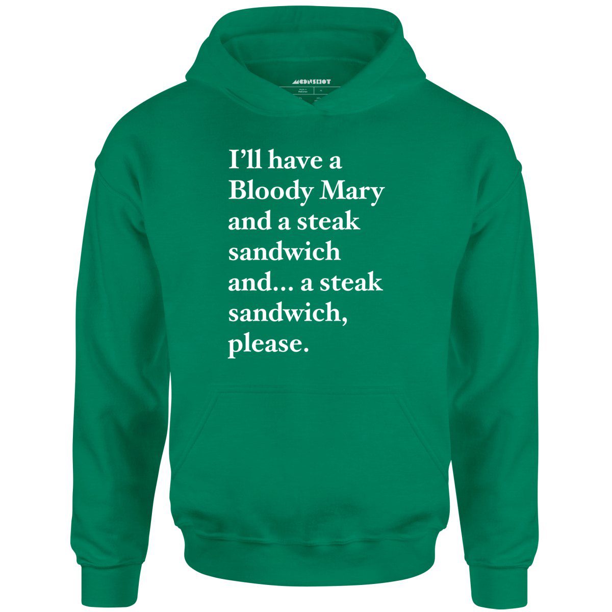 Bloody Mary And A Steak Sandwich – Unisex Hoodie