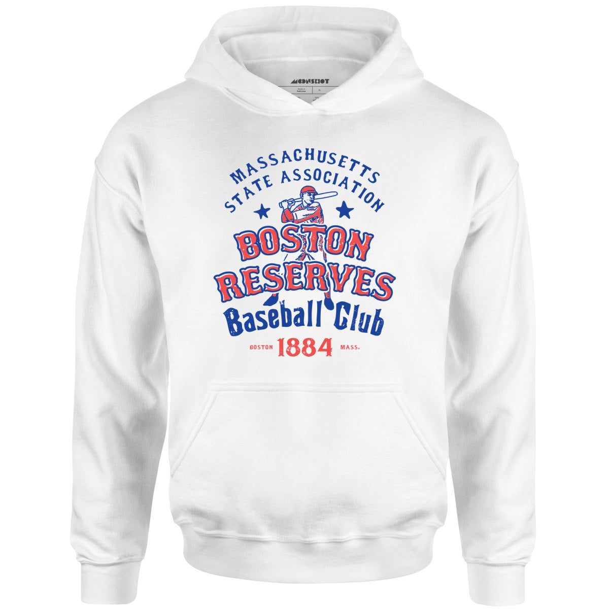 Boston Reserves – Massachusetts – Vintage Defunct Baseball Teams – Unisex Hoodie