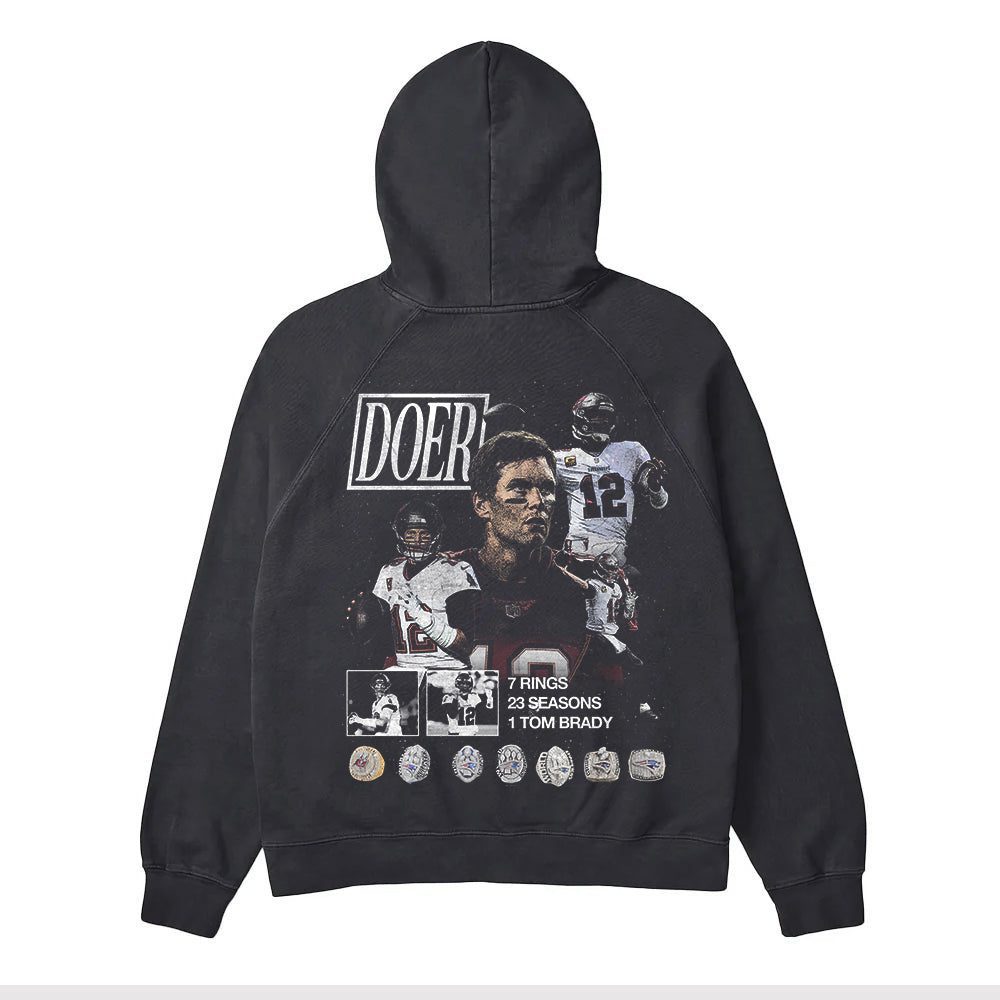 Brady Black Unisex Hoodie