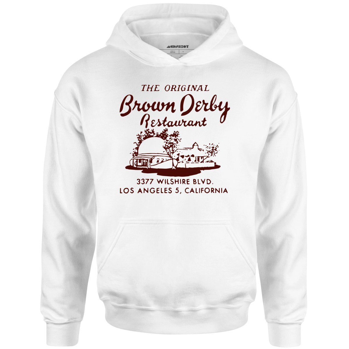 Brown Derby V2 – Los Angeles, Ca – Vintage Restaurant – Unisex Hoodie