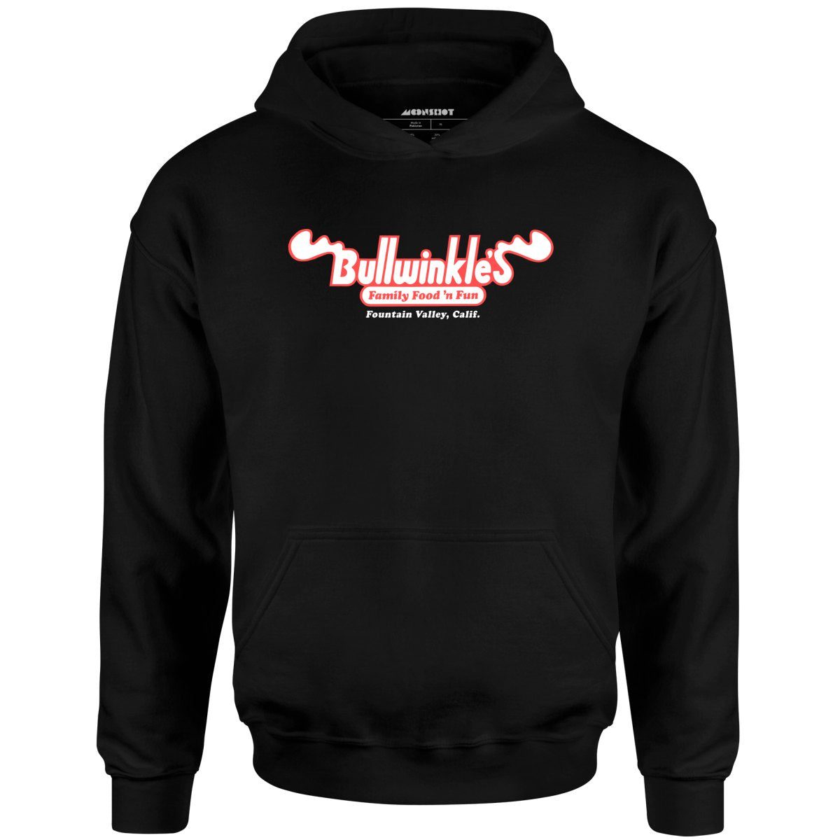 Bullwinkles – Fountain Valley, Ca – Vintage Amusement Park – Unisex Hoodie